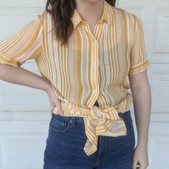 Striped button up - Picture 2 of 3